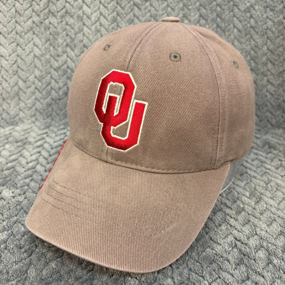 Oklahoma Sooners OU Hat Captivating Headwear Brown Adjustable Strapback Cap